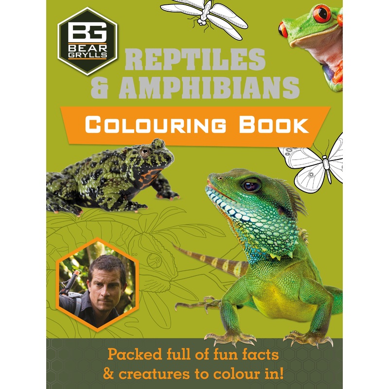 Bear Grylls Colouring Books: Reptiles