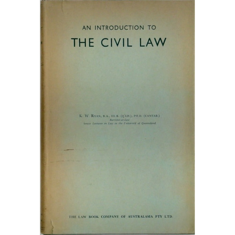 An Introduction to the Civil Law