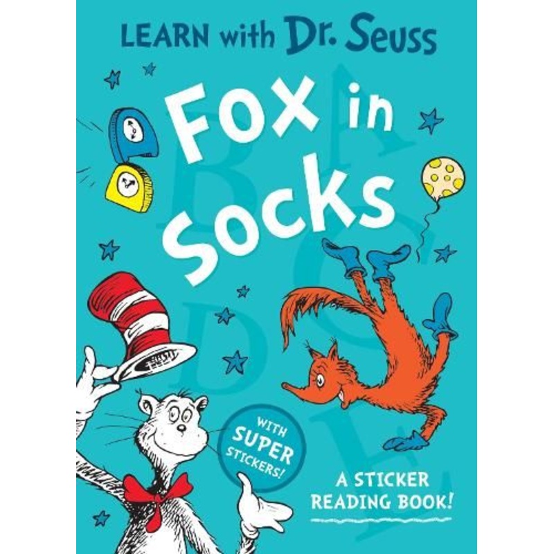 Fox in Socks: A Sticker Reading Book! (Learn With Dr. Seuss)