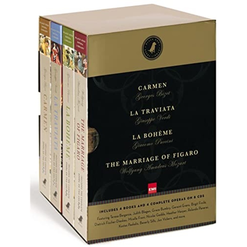 Black Dog Opera Library Box Set: Includes La Boheme, Carmen, La Traviata and The Marriage of Figaro