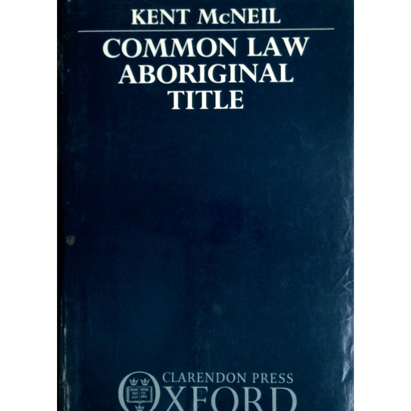 Common Law Aboriginal Title