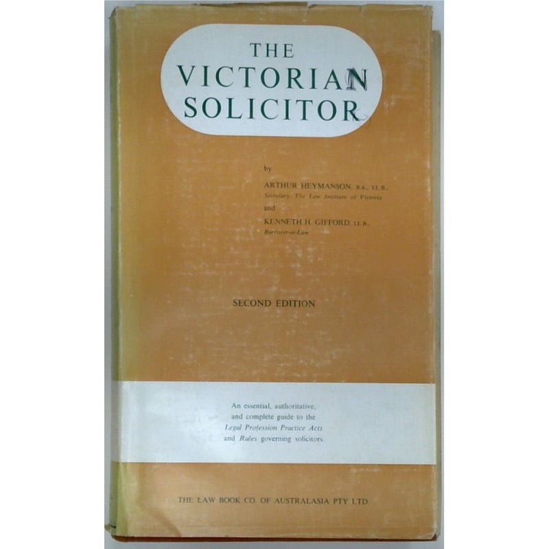 The Victorian Solicitor